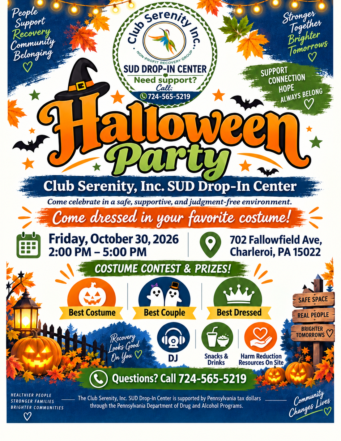 Halloween Party at Club Serenity